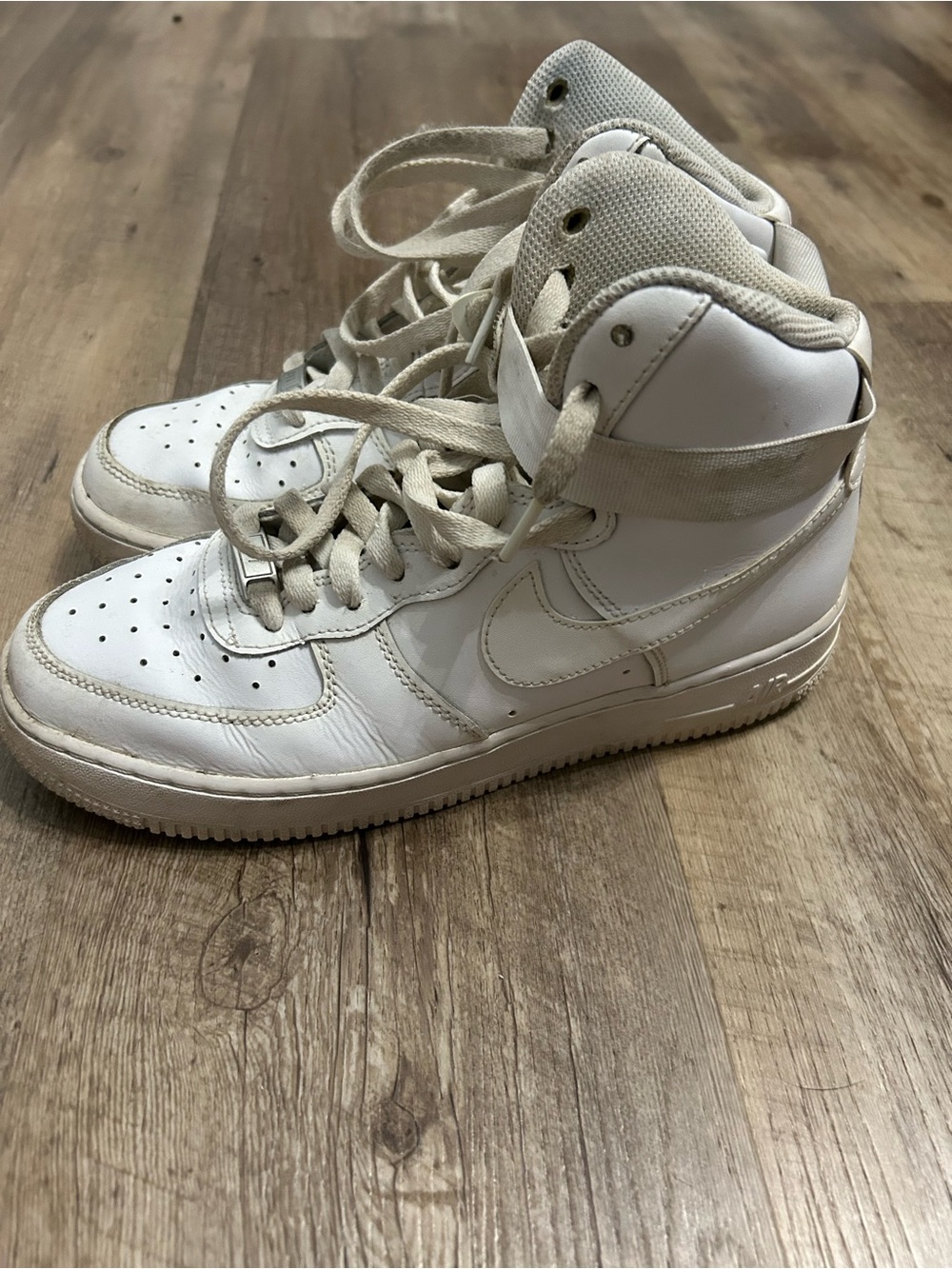 Nike White High-Top Basketball Sneakers